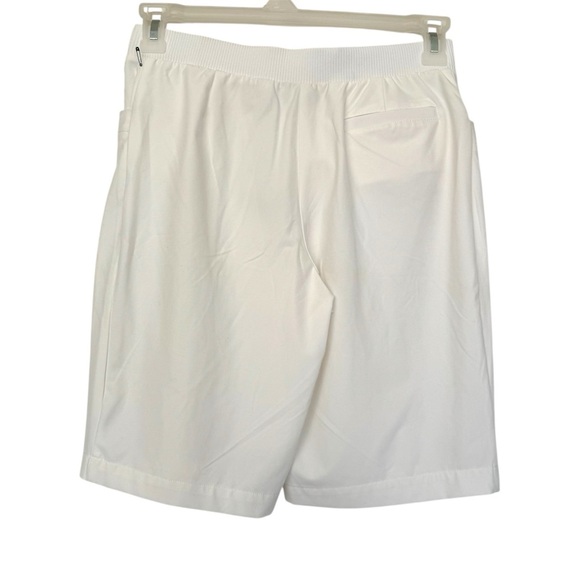 Chico’s Zenergy Neema Sporty Bermuda Shorts Optic White - Picture 2 of 5